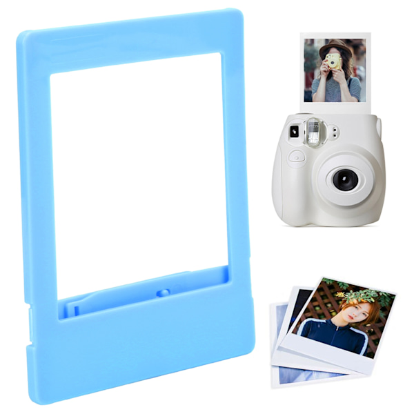 Stilfuld blå fotoramme til Polaroid/SQUARE SQ20/SQ10/SQ6/SP‑3 kamerabilleder