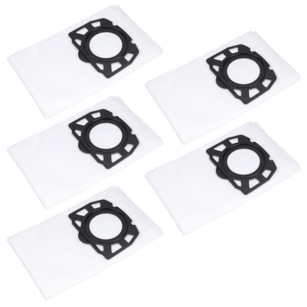 5 stk. høykvalitets støvsugerfilterpose i non-woven for Karcher MV4 MV5 MV6 WD4 WD5 WD6