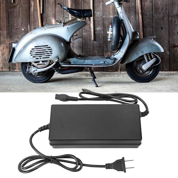 36V 2A bærbar elektromobil elektrisk sykkel lader tilbehør US 100-240V