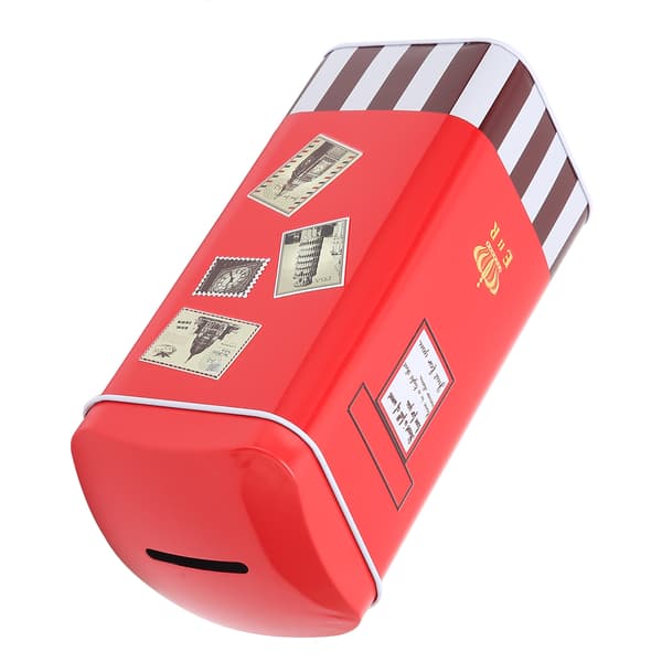 Brevlåda Postbox Modell Dekor Spargris Pengar Sparlåda Hem Skrivbordsdekoration