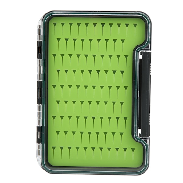 Fluefiskeæske bærbar transparent slagfast vandtæt silikone flueæske til udendørs fiskeri 96x17x140mm/3.78x0.67x5.51in