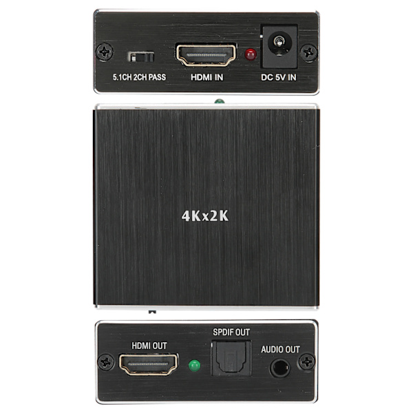 4K X 2K Audio Extractor HDMI SPDIF 3.5mm Stereo Audio Extractor Muunnin äänenjakaja