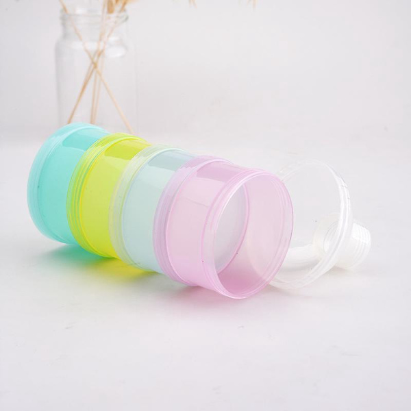 Twist-Lock Stabel Formelbeholder - BPA-fri Melkepulverbeholder for Babymating på farten