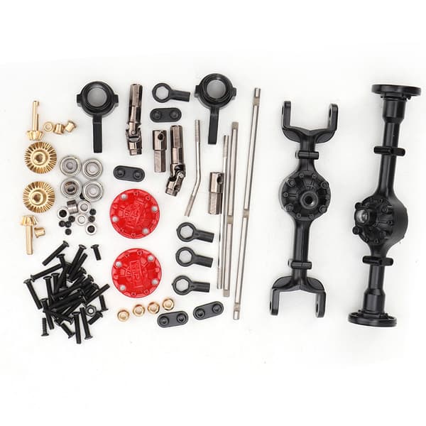 Metalluppgraderingsdelar Kit Passar för WPL 1/16 B14 B24 B26 C14 C24 RC Bilmodifiering