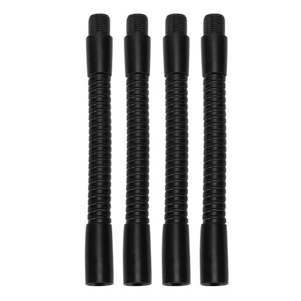 4 st gåshalslampsslang i aluminium 10 mm kaliber flexibel bordslampa slang belysningsarmaturer 12 cm