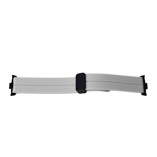 Urrem til Watchband Watch Band Silikone Magnetisk Foldbar Fleksibel Vandtæt Urrem til Mi Band 8 Pro Grå