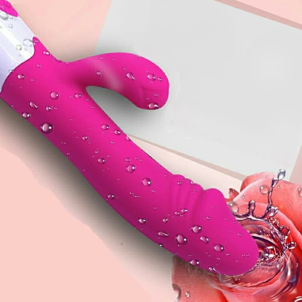 Nydelsesvibrator Stimulation Silikone 12 Tilstande Genopladelig Klitorisstimulator til Kvinder
