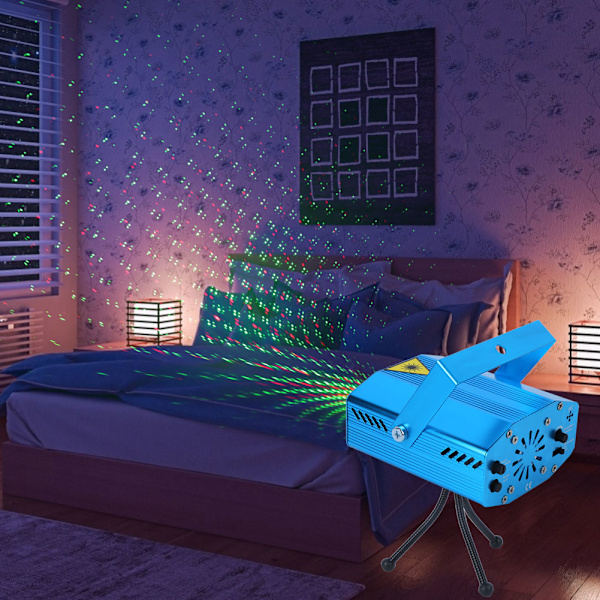 Bærbar Mini LED Scenelys til Bar DJ Fest KTV Diskotek Lampe EU Stik 100-240V