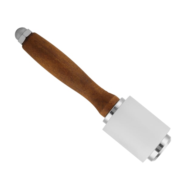 Lær Nylon Hammer Trehåndtak Lær Carving Mallet Craft Tool