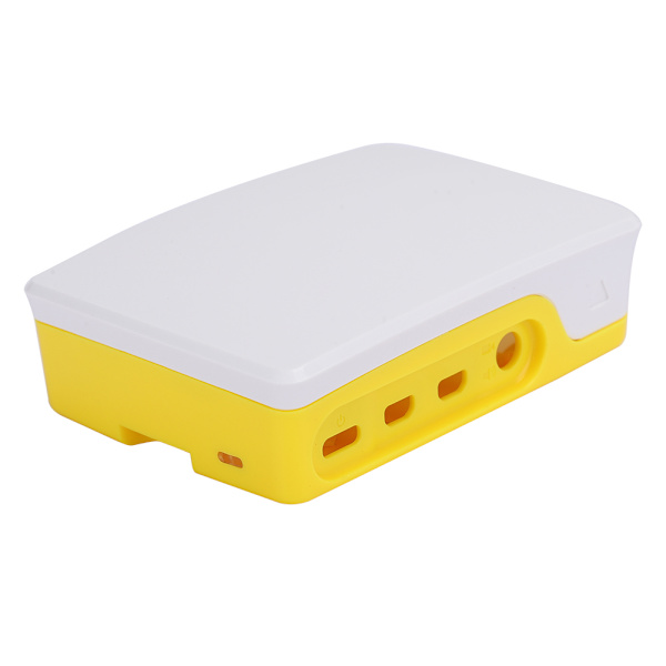 ABS-hölje, gulvit, passar till Raspberry Pi 4B