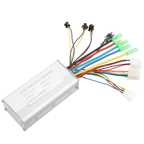 Elektrisk cykel børsteløs Square Wave-controller med lampetråd til 36V 48V 500W motorer modificerede dele