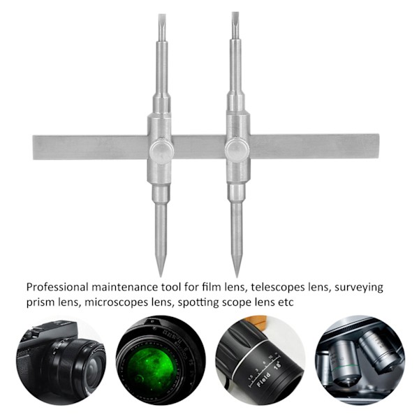 Set för kameralinser - Dubbla spetsnyckel för demontering och underhåll av 10-130 mm linser