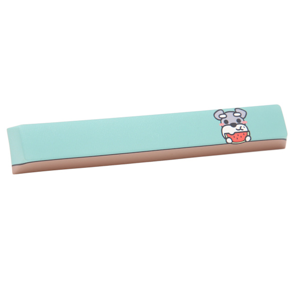 Spacebar-tast, PBT, farverig, sød tegneserie, DIY, universel, mekanisk tastatur, udskiftningstilbehør, vandmelonhund