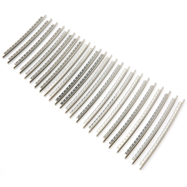 24 stk gitarfret trådsett cupronickel for Fender/Gibson erstatningstilbehør 2,7 mm