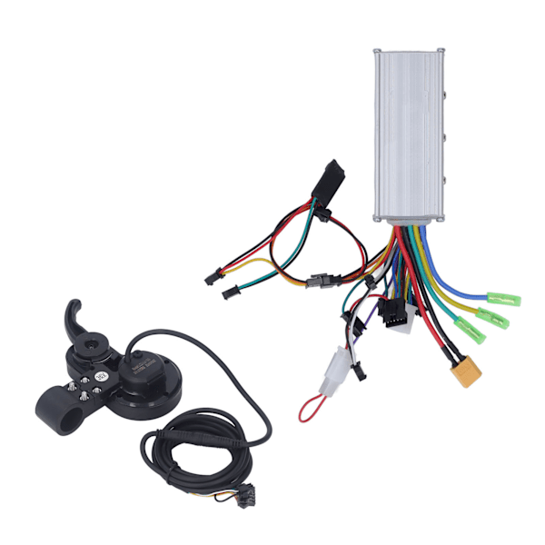 36V 48V 500W 2 i 1 Motor Borstlös Controller Vattentät LH100 LCD Display Panel Kit för Elcykel Scooter