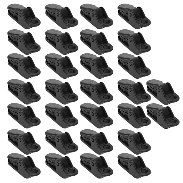 30-pack tältmarkis klämma tänder formad baldakin klämma ankare gripper dra åt verktyg utomhus camping vandring kit