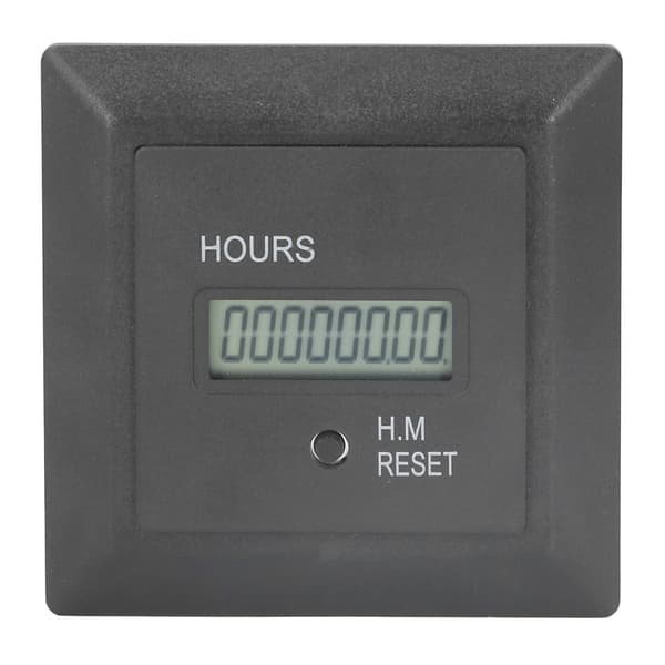 Timräknare Digital Display Timer Timräknare Mätare 0‑999999H 59M för Industri 100‑240V AC