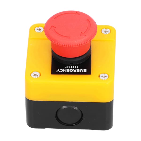 Nødstopknap 10A Vandtæt 1NO 1NC Rød Svamp Elevator Nødtrykknap