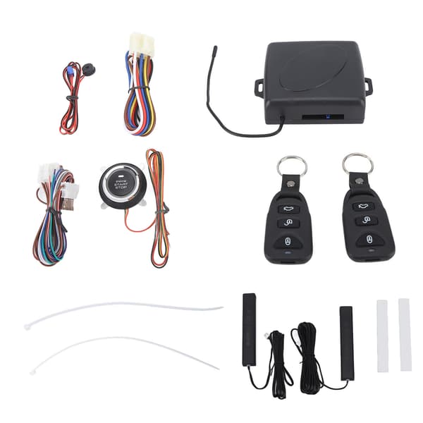 DC 12V Bil Nyckellöst Startsystem Motor Start Stopp Larmsystem Fjärrkontroll Fordonslokalisering Stöldskydd Bilsäkerhetssystem Med Bluetooth