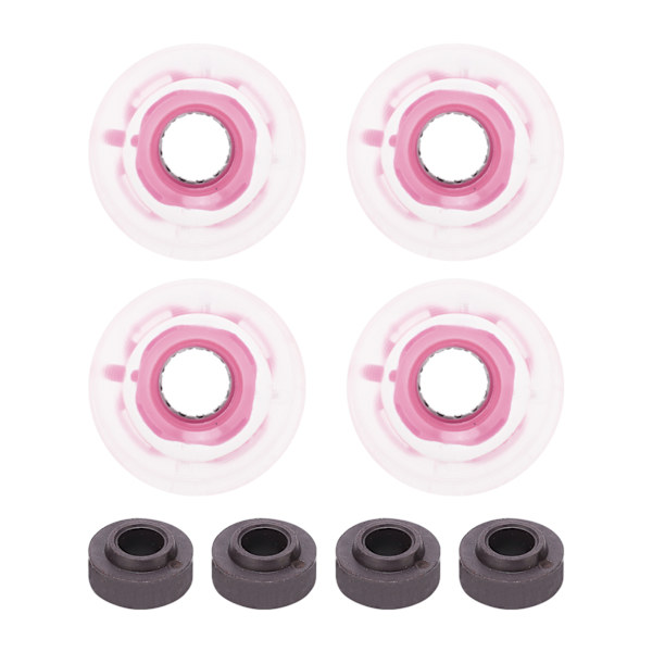 78A 60x45mm Høyelastisk Skateboard Flash Hjul PU Fylling for Longboard Cruiser Board (Rosa)