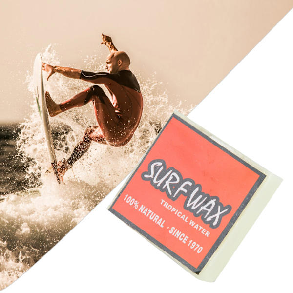 Högkvalitativ antislip surfvax Surfbräda Skimboard Skateboardvaxer (röd)