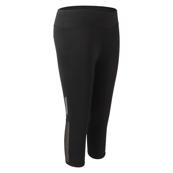 Urheiluleggingsit korkeavyötäröiset joogahousut Tummy Control Workout Fitness Juoksu Leggingsit naisille BlackL