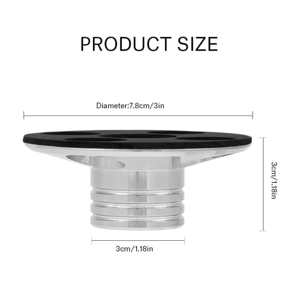 Audio Vinylpladespiller Metal Disc Stabilizer LP Vinylplade Klemme