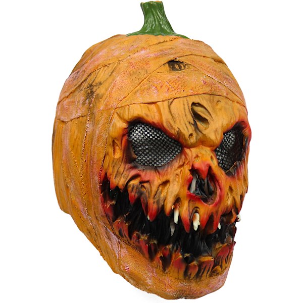 Halloween Uhyggelig Latex Græskar Hoved Ansigtsmaske Nyhed Uhyggelig Halloween Kostume Fest Rekvisitter