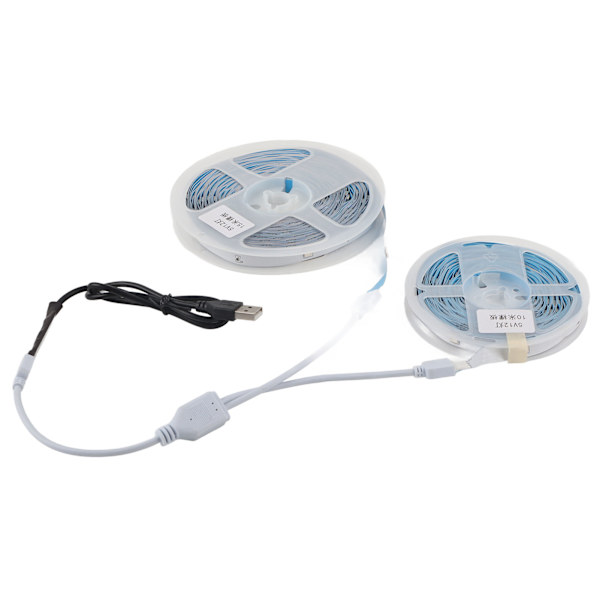 LED RGB-stripe lys 5V knappkontroll tape lys fargeskiftende USB-drevet stripe lys for soverom 25m / 82ft