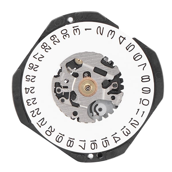 Kalender vit datumvisning VX32 Quartz Watch Urverk Watch Reservdelar Reparation Movement