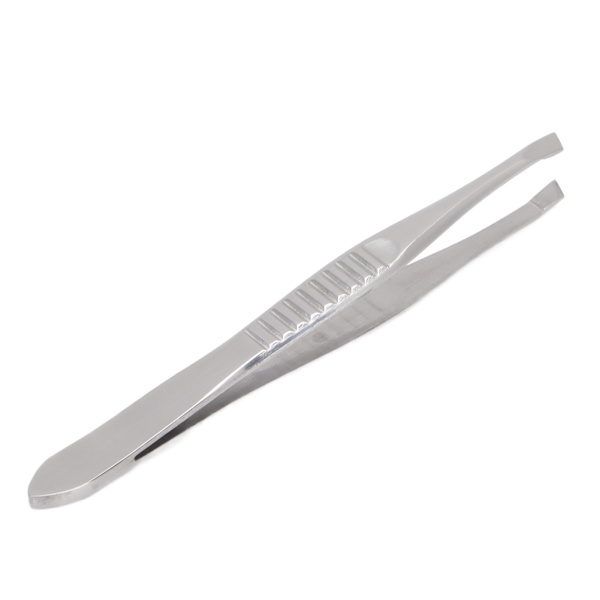 Slant Eyebrow Pinset Professional ruostumattomasta teräksestä valmistetut kulmakarvapinsetit naisille ja miehille