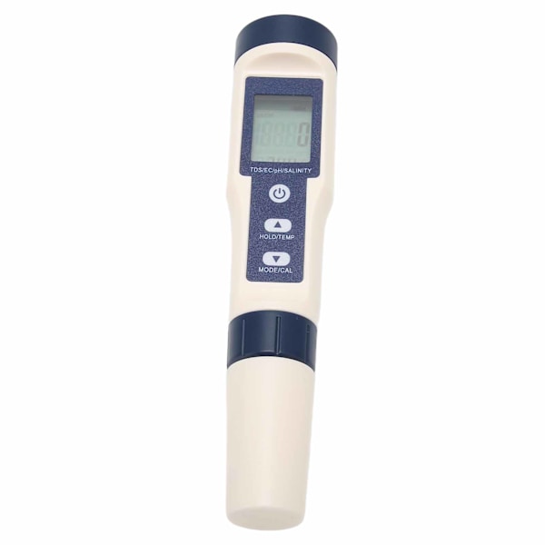 5-i-1 Multifunktionell Bärbar PH/Salinitet/Tem/TDS/EC Digital Vattenkvalitetstestare Monitor Meter Pen