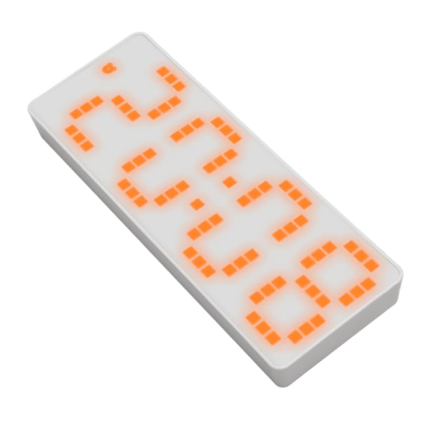 Digital väckarklocka 3 nivåer Ljusstyrka Orange Antal Desktop LED elektronisk klocka med Temp Display för kontor i sovrummet
