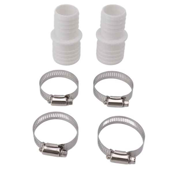 32mm Slangkoppling Poolslangadapter med Slangklämma Slangadapter Ersättning för Pangea Tech