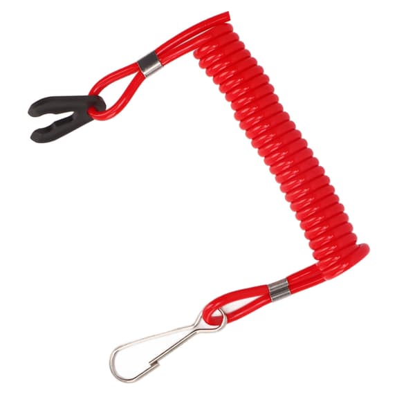 Bådmotor Stopknap Sikkerhedslås Snøre Lanyard til Udenbordsmotor Dele