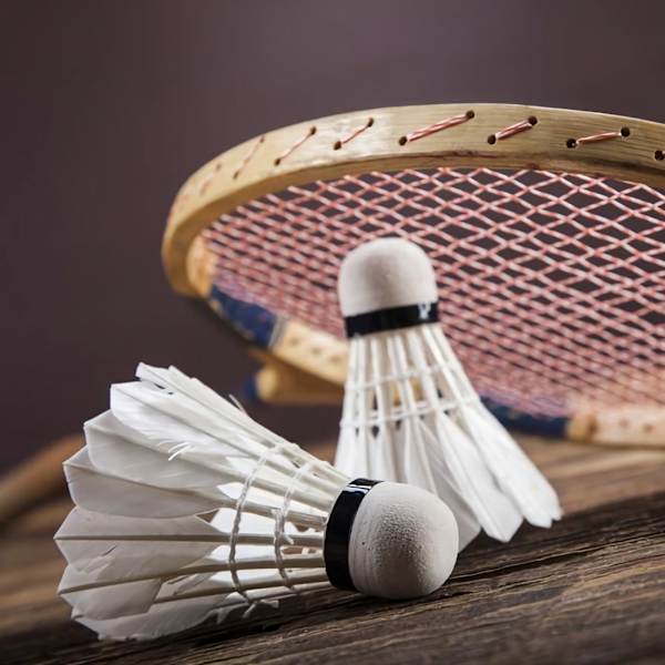 3 st hållbara badmintonfjädrar för utomhus- och inomhusbollträning och underhållning