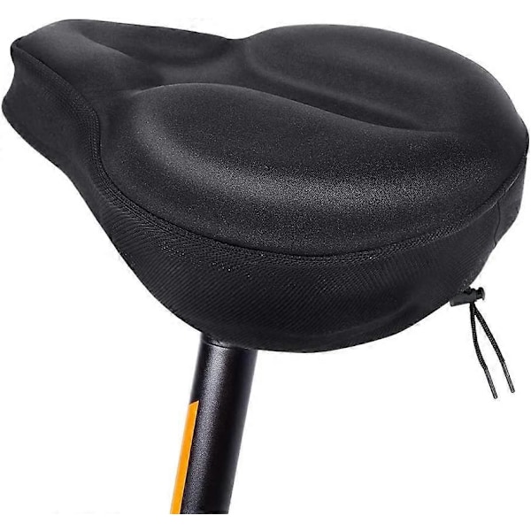 Bred Gel Cykelsadelöverdrag med Halkfritt Memory Foam Hål för Män och Kvinnor