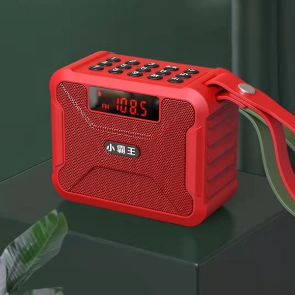 W28 Utomhus Walkman Spelare Radio Bluetooth Högtalare Liten Ljud Handradio Röd