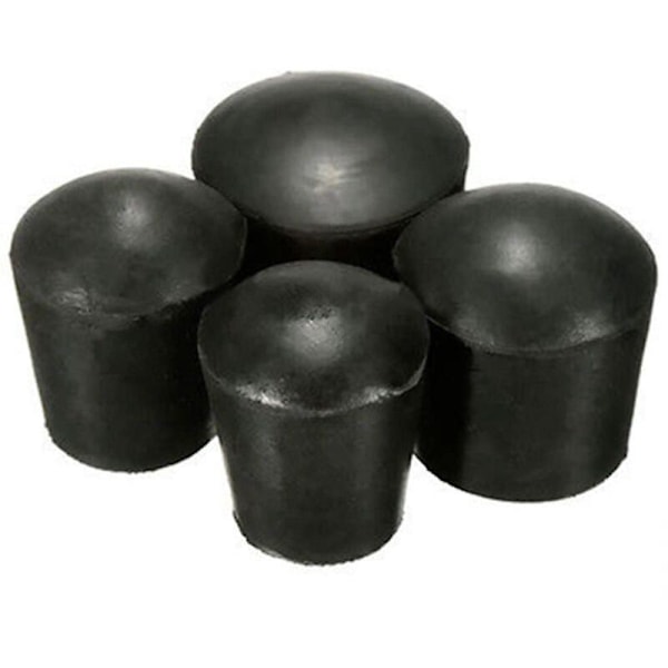Sæt med 4 beskyttelseshætter til stoleben - Solid, anti-ridse, gulvbeskyttelse - Størrelse: 25 mm