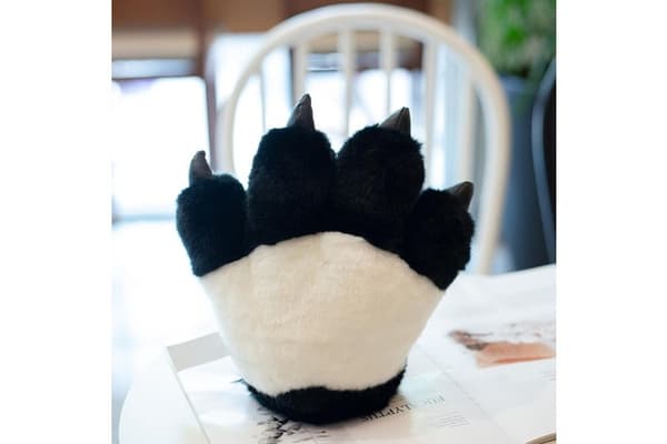 Halloween Costume Gloves with Padded Analog Panda Paw