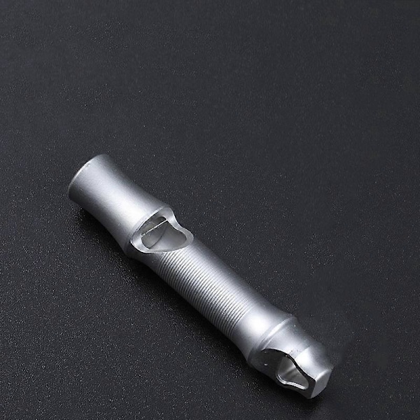 Aluminiumslegering enkelt rør fløjte metal eksplosionsredningsudstyr udendørs eventyr overlevelse nødsituation højfrekvent fløjte