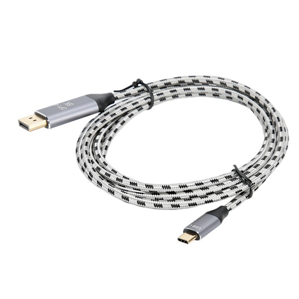 HD-videokabel Type C til Display Port 8K ved 60Hz 1.4 til IOS Laptop-adapter