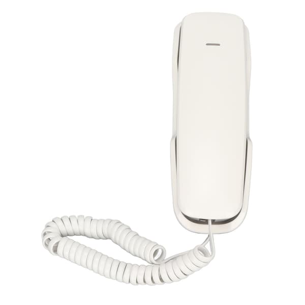 Vægmonterbar telefon Mini holdbar fastnet til hjemmekontor hotel hvid