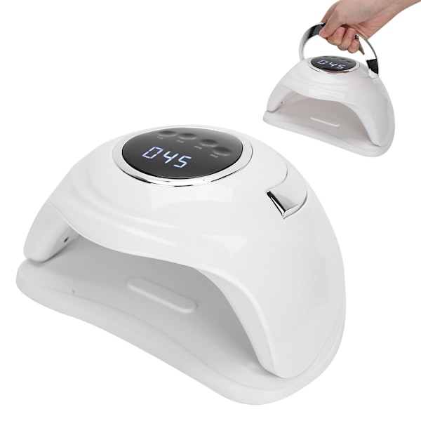 168W Professionell LED UV-gel nagellack torklampa hushåll bärbar nagelhärdningsmaskin US-kontakt 110-240V