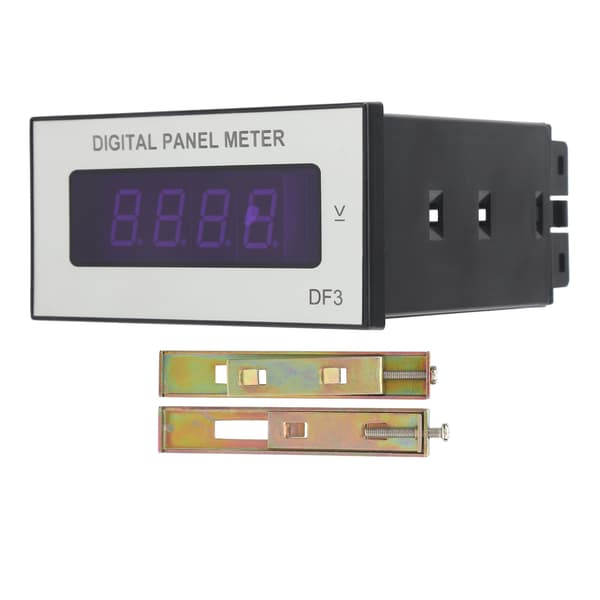 BERM Digitalt Panelmåler Digitalt Display Spenningsstrømmåleinstrument DF3 DC500V