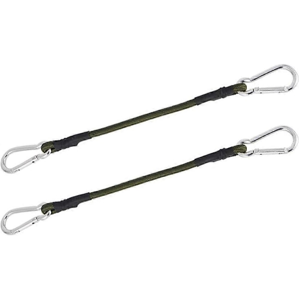2 kpl Heavy Duty -joustoköysi 30 cm, 2 kpl pakkaus retkeilyyn, matkatavaroille ja matkustamiseen