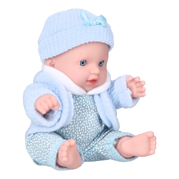 8 tum ljus hudton baby simulering docka lek hus mode återfödd baby docka leksaker(Q8G-001 )