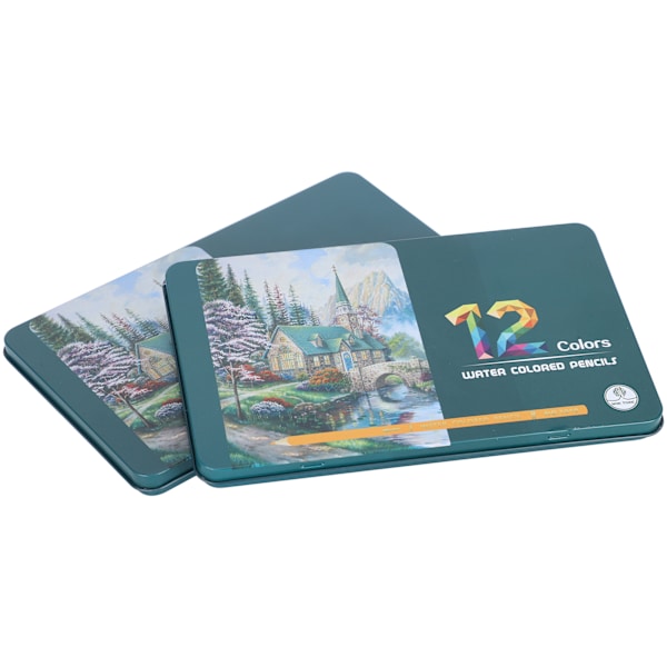 12-pack färgade pennor set vattenlöslig kärna 12 färger konst målning ritning graffiti