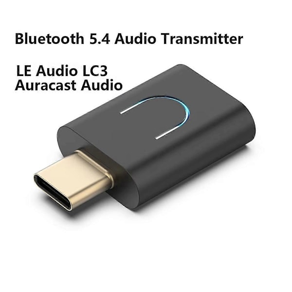 Tebe LE Audio LC3 BT 5.4 Äänen Lähetin PC TV PS4/5:lle Musta36