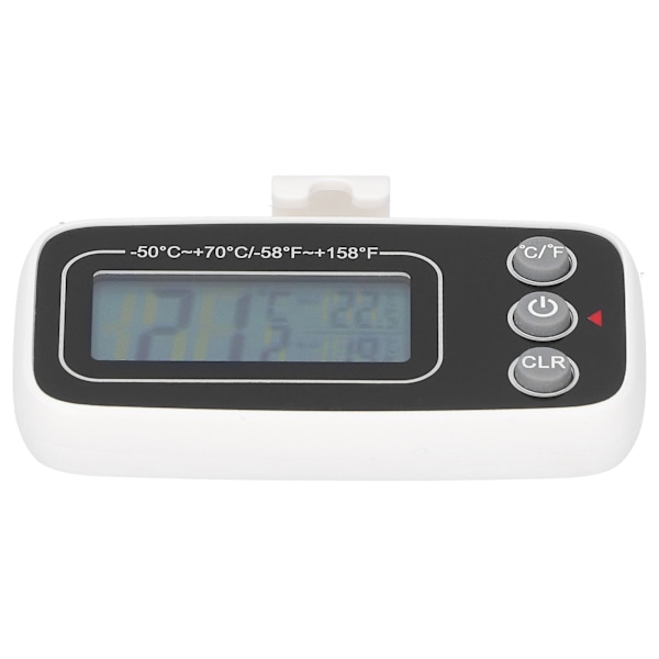 Mini kjøleskapstermometer Husholdning Vanntett med temperaturminnefunksjon